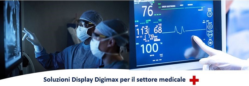 Display touch medicali e antibatterici proposti da Digimax