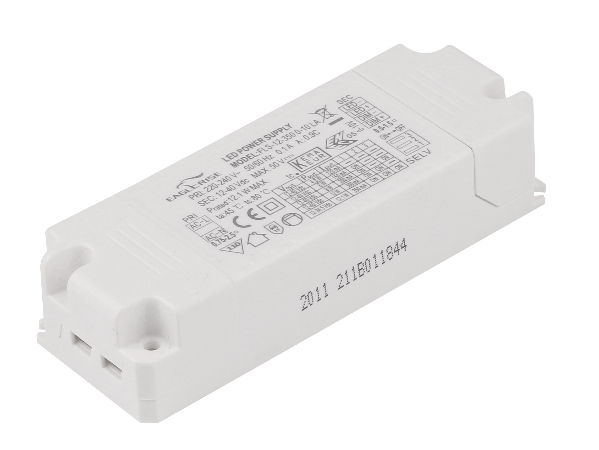 Driver LED Costante 450mA 3x2W | Ingresso 12/24V AC/DC Uscita 9-11V | Modello B4B7 Blu