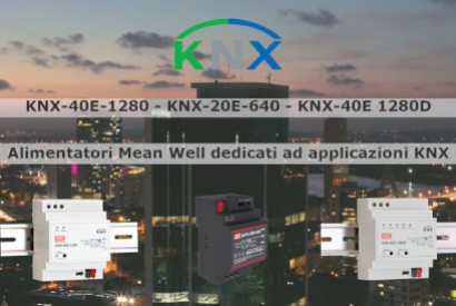 Mean Well DIN rail power supplies dedicated to KNX applications