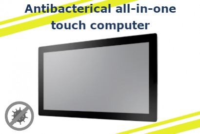 All-in-one touch computer equipped with antibacterial Corning Gorilla Glass