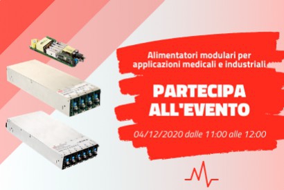 Webinar dedicated to modular power supplies for medical/industrial applications