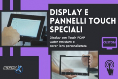 Custom displays and special touch panels for industrial applications