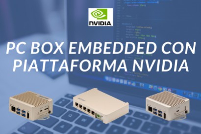 PC box embedded con sistema NVIDIA per soluzioni industriali di AI