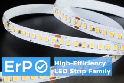 Strisce LED ad altissima efficienza in linea con la normativa Europea ErP