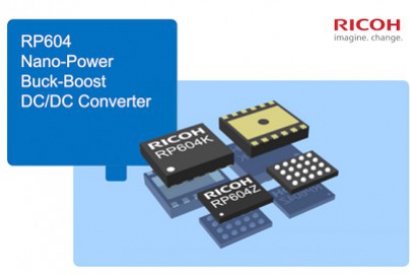 Convertitore DC/DC Ricoh RP604 da 300 mA per dispositivi wearable e IoT