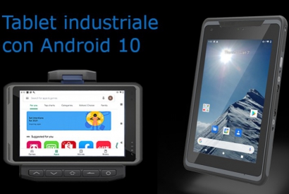 Tablet industriale AIM-75S da 8 pollici con sistema operativo Android 10