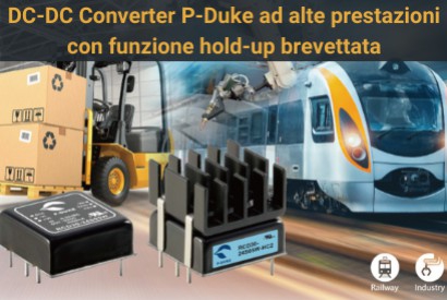 High-performance P-Duke DC-DC converter with patented hold-up function