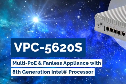 PC box multi-PoE e senza ventola con processore Intel® di ottava generazione