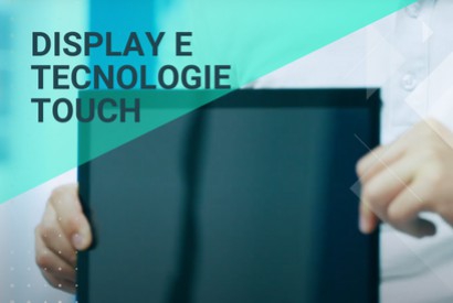 Touch display with capacitive, resistive and hover touch technology