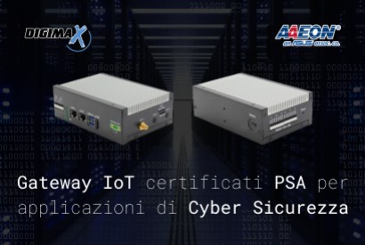 Gateway IoT con certificazione PSA per applicazioni di cyber security